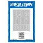 Whimsy Stamps Happy Birthday Plate Cover Die WSD508a