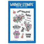 Whimsy Stamps Koala Birthday Clear Stamps KHB178a