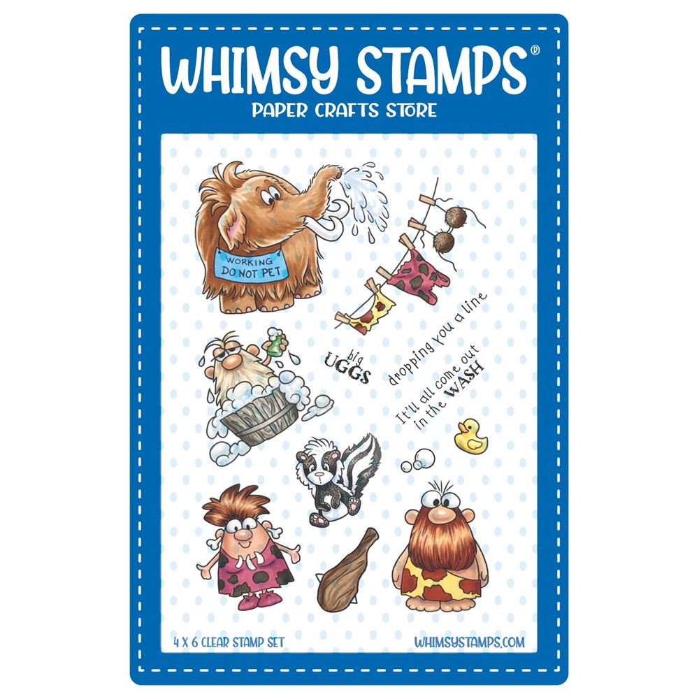 Whimsy Stamps Ancient Days Wash Clear Stamps C1415