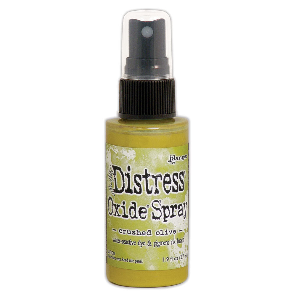Tim Holtz Distress Oxide Spray Crushed Olive Ranger tso67641