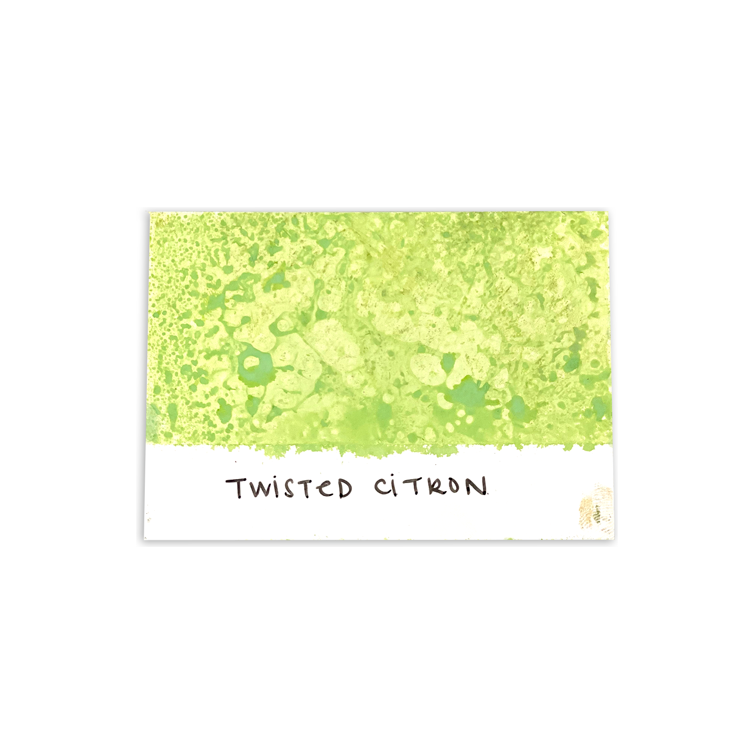 Tim Holtz Distress Spray Stain Twisted Citron Ranger TSS44185 Color Swatch