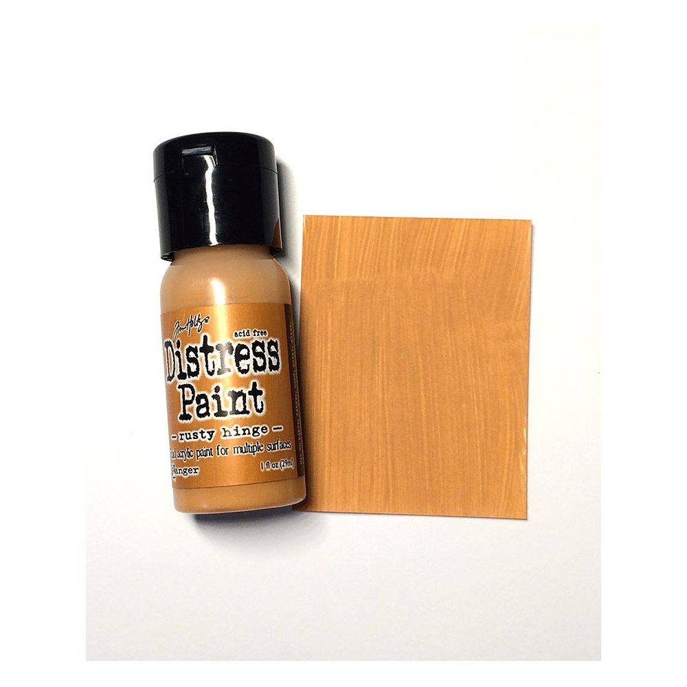 Tim Holtz Flip Top Distress Paint Rusty Hinge Ranger TDF53217 Color Swatch