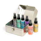 Tim Holtz Distress Spray Storage Tin tda68068 Various Bottles Image