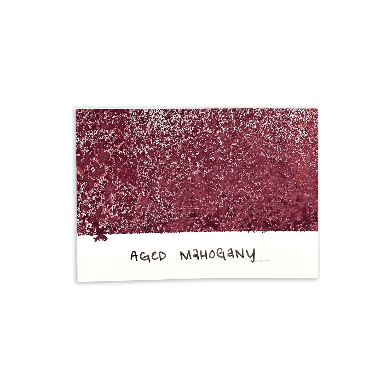 Tim Holtz Distress Spray Stain Aged Mahogany Ranger TSS42129 Color Swatch