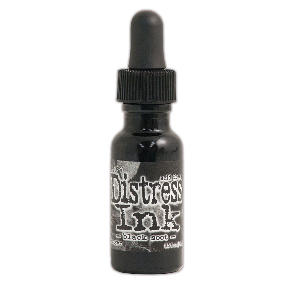 Tim Holtz Distress Reinker Black Soot Ranger TIM19480