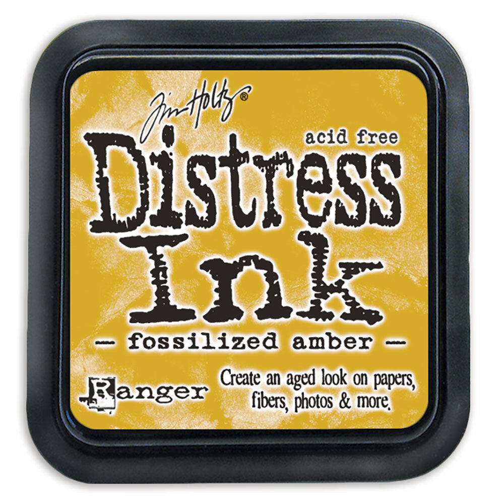 Tim Holtz Distress Ink Pad Fossilized Amber Ranger TIM43225