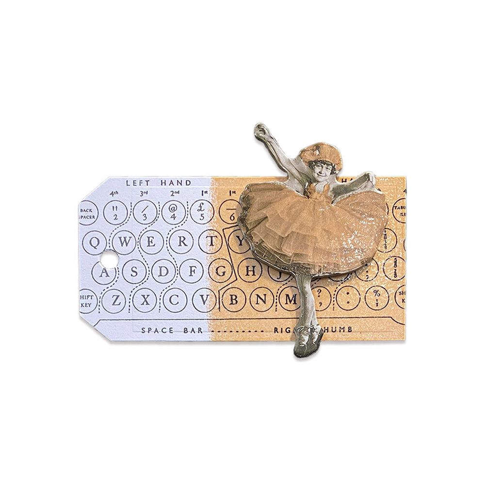 Tim Holtz Distress Embossing Glaze Tattered Rose Ranger tde71020 Color Swatch