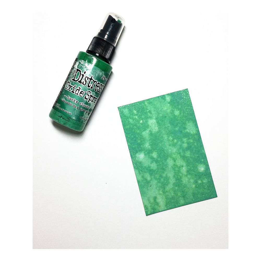 Tim Holtz Distress Oxide Spray Lucky Clover Ranger tso67740 Color Swatch