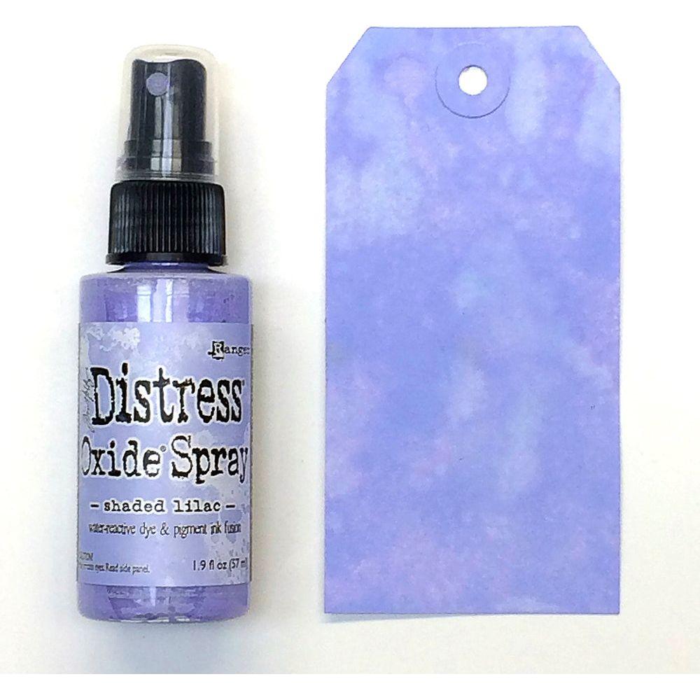 Tim Holtz Distress Oxide Spray Shaded Lilac Ranger tso67887 Color Swatch