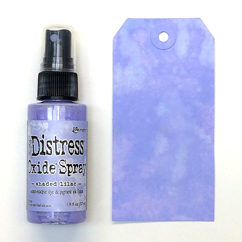 Tim Holtz Distress Oxide Spray Shaded Lilac Ranger tso67887 Color Swatch