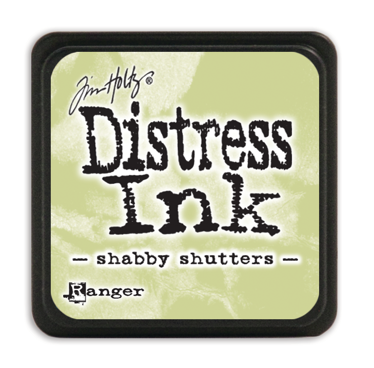 Tim Holtz Distress Mini Ink Pad Shabby Shutters Ranger TDP40163