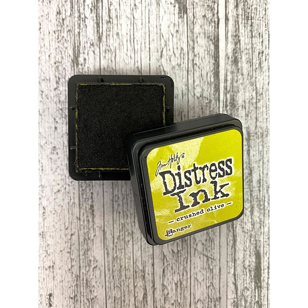 Tim Holtz Distress Mini Ink Pad Crushed Olive Ranger TDP39914 Secondary Image