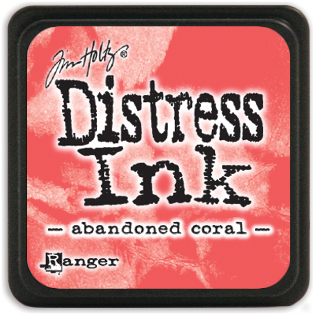 Tim Holtz Distress Mini Ink Pad Abandoned Coral Ranger TDP46769