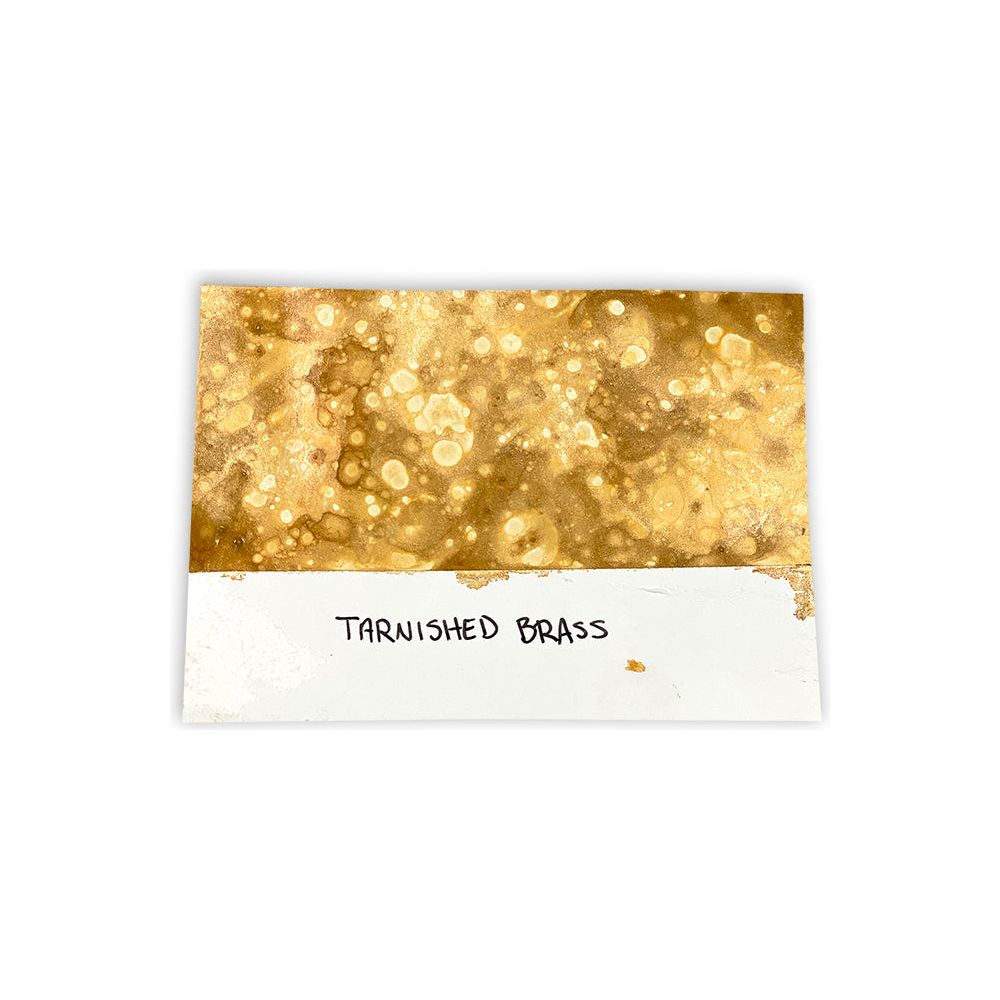 Tim Holtz Distress Spray Stain Tarnished Brass Ranger TSS42549 Color Swatch