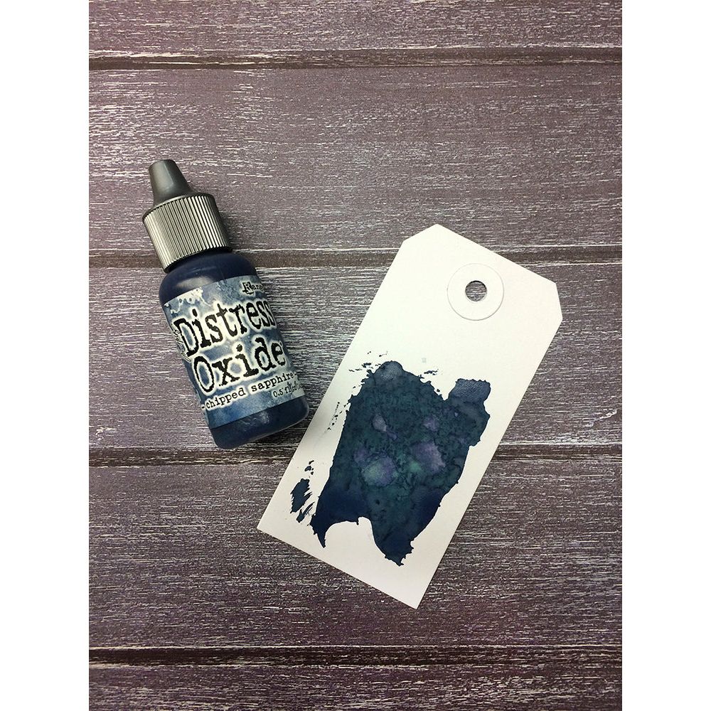Tim Holtz Distress Oxide Reinker Chipped Sapphire Ranger tdr56980 Color Swatch
