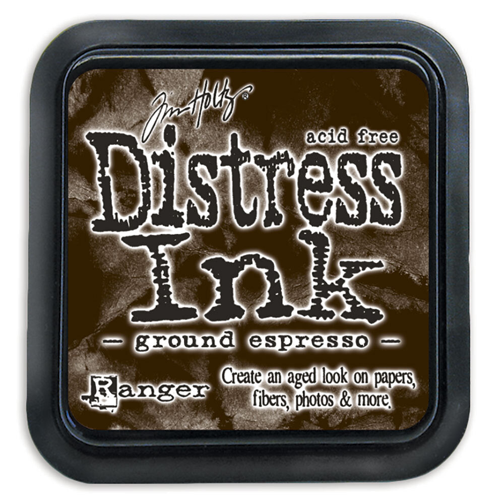 Tim Holtz Distress Ink Pad Ground Espresso Ranger TIM43270