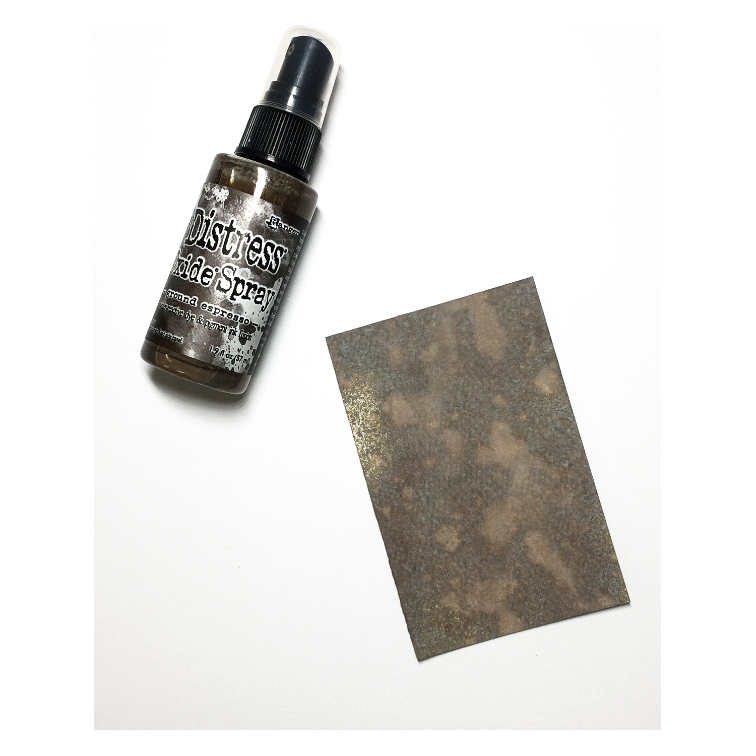 Tim Holtz Distress Oxide Spray Ground Espresso Ranger tso67726 Color Swatch