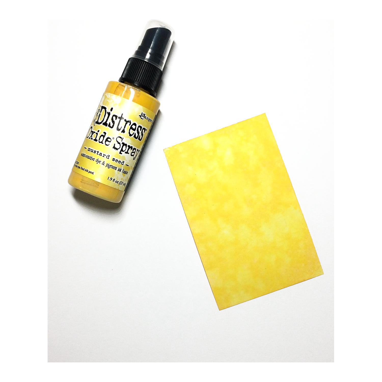 Tim Holtz Distress Oxide Spray Mustard Seed Ranger tso67771 Color Swatch