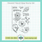 Sweet 'N Sassy Dearest Friend Clear Stamps cws-24-004