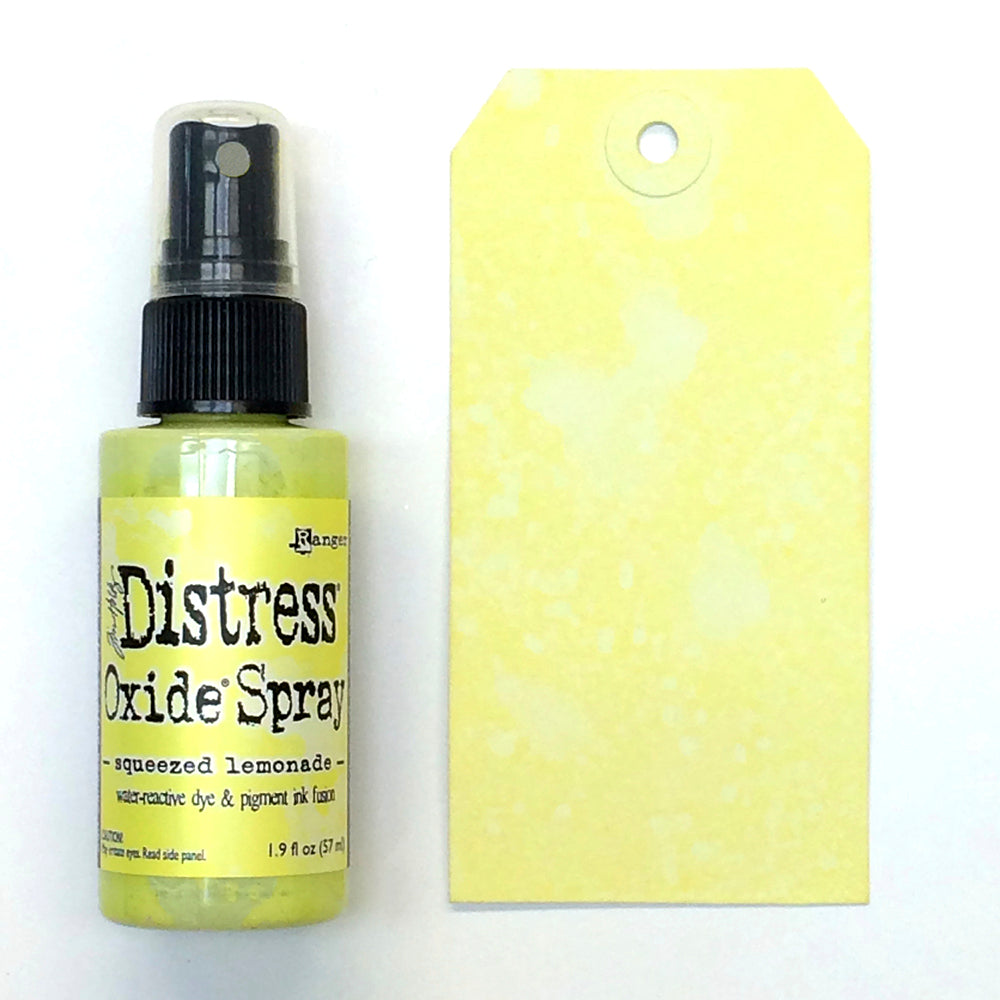 Tim Holtz Distress Oxide Spray Squeezed Lemonade Ranger tso67900 Color Swatch