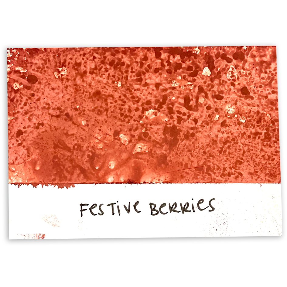 Tim Holtz Distress Spray Stain Festive Berries Ranger TSS42273 Color Swatch