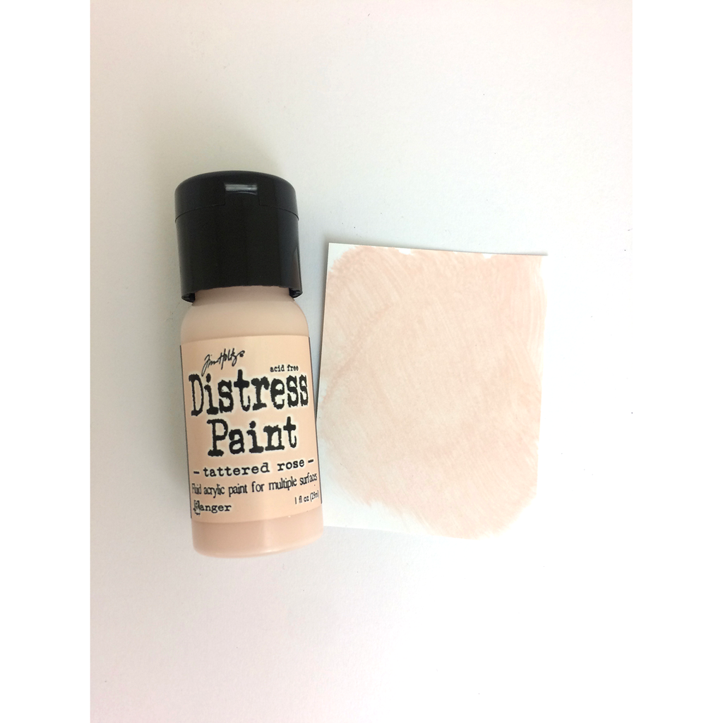 Tim Holtz Flip Top Distress Paint Tattered Rose Ranger TDF53316 Color Swatch