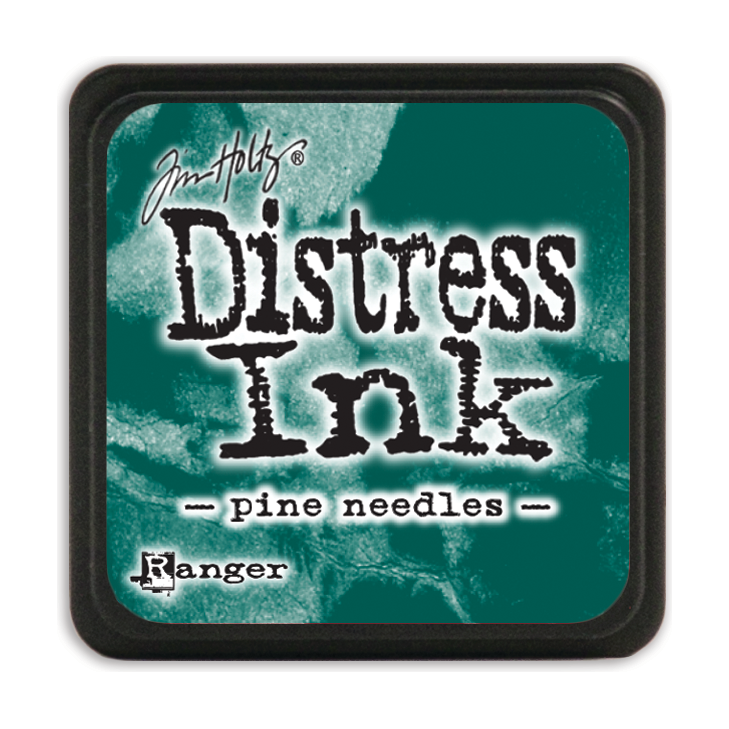 Tim Holtz Distress Mini Ink Pad Pine Needles Ranger TDP40095