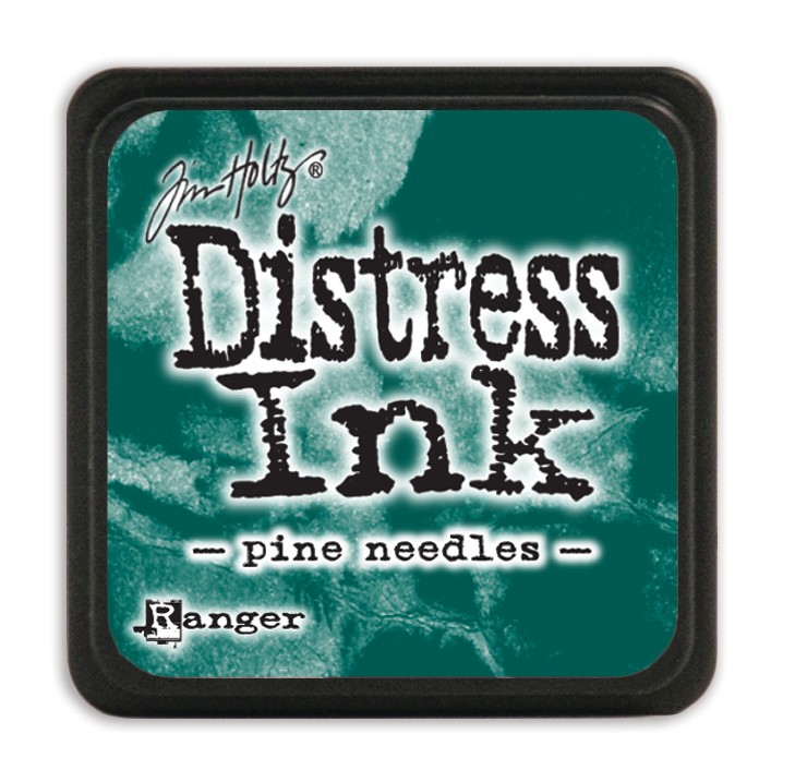 Tim Holtz Distress Mini Ink Pad Pine Needles Ranger TDP40095