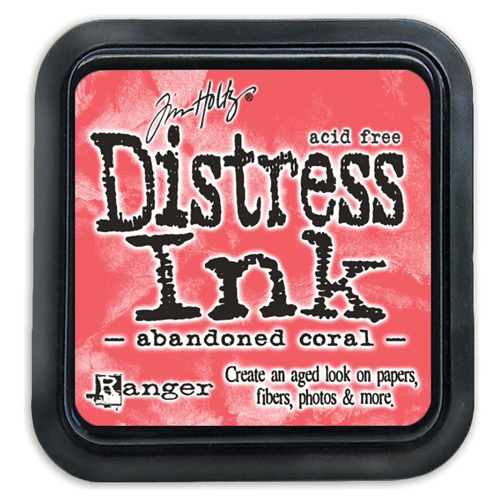 Tim Holtz Distress Ink Pad Abandoned Coral TIM43188