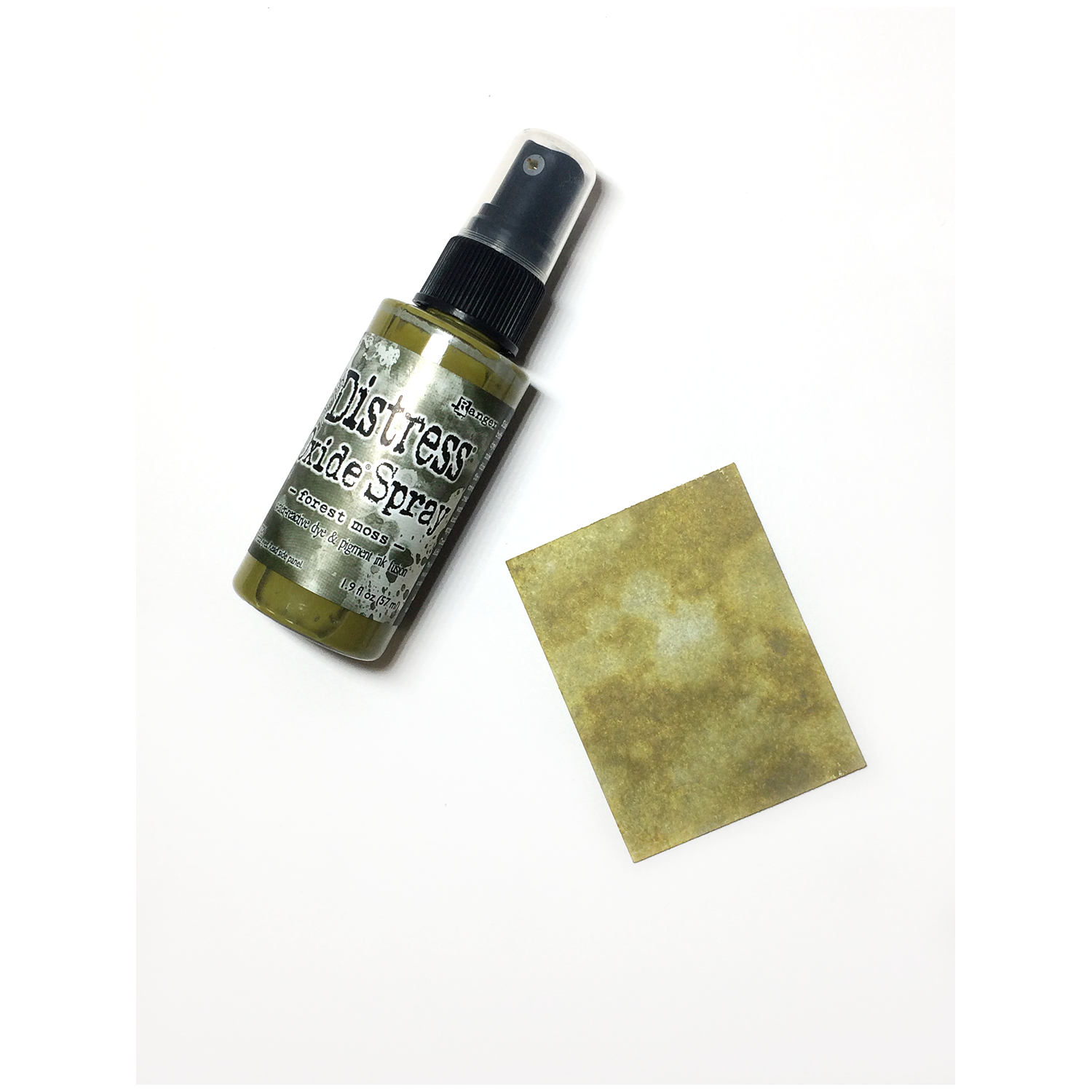 Tim Holtz Distress Oxide Spray Forest Moss Ranger tso67696 Color Swatch