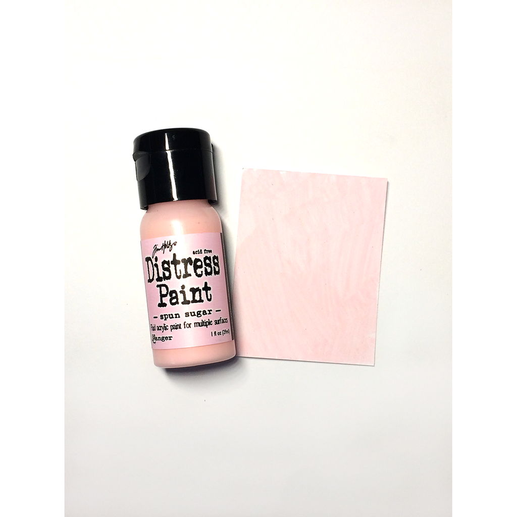 Tim Holtz Flip Top Distress Paint Spun Sugar Ranger TDF53286 Color Swatch