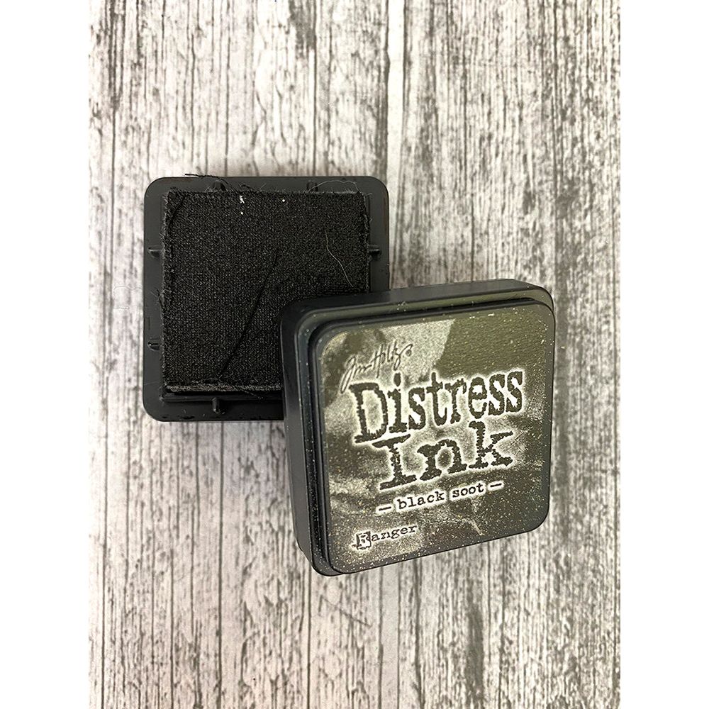 Tim Holtz Distress Mini Ink Pad Black Soot Ranger TDP39860 Secondary Image