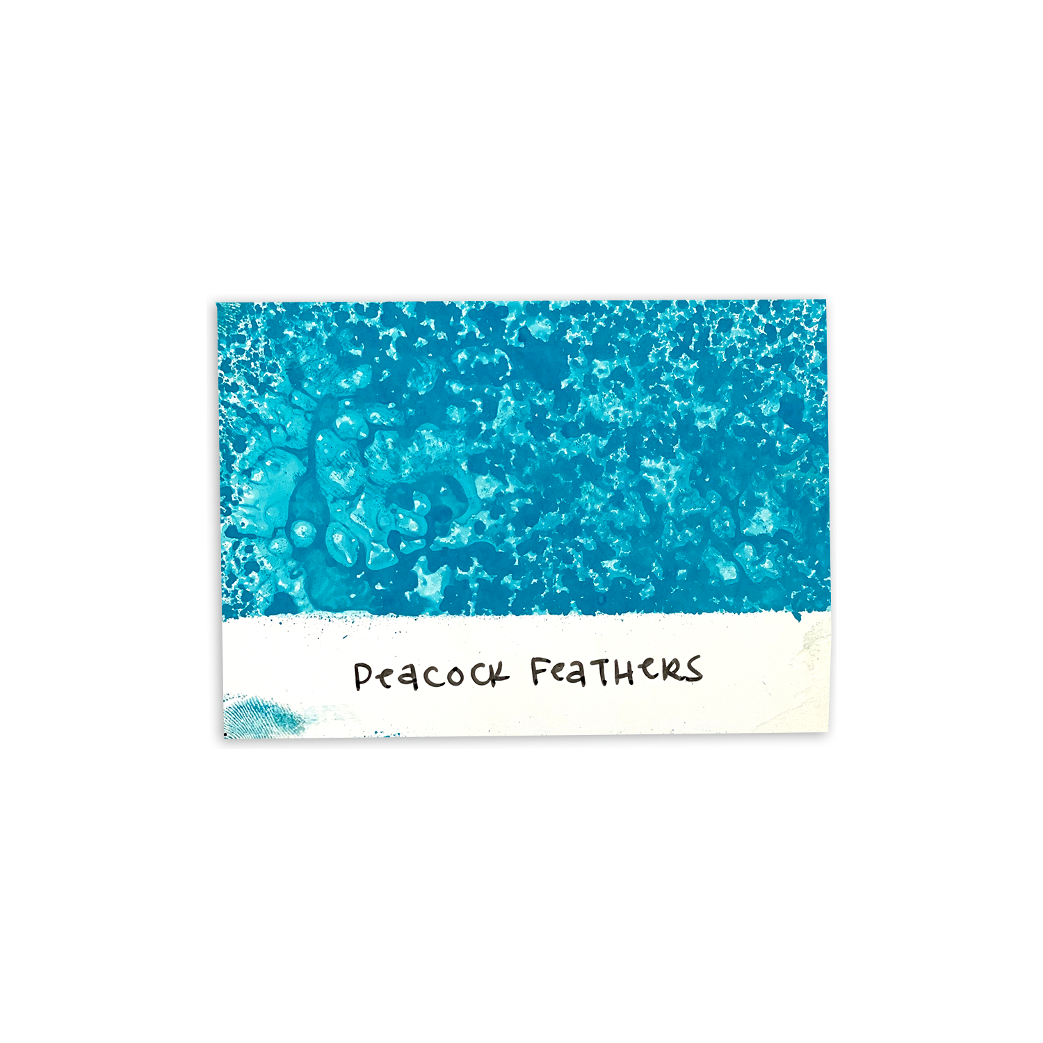 Tim Holtz Distress Spray Stain Peacock Feathers Ranger TSS42372 Color Swatch