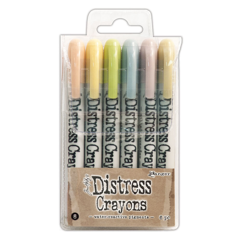 Ranger Tim Holtz Distress Crayons Set 8 TDBK51787