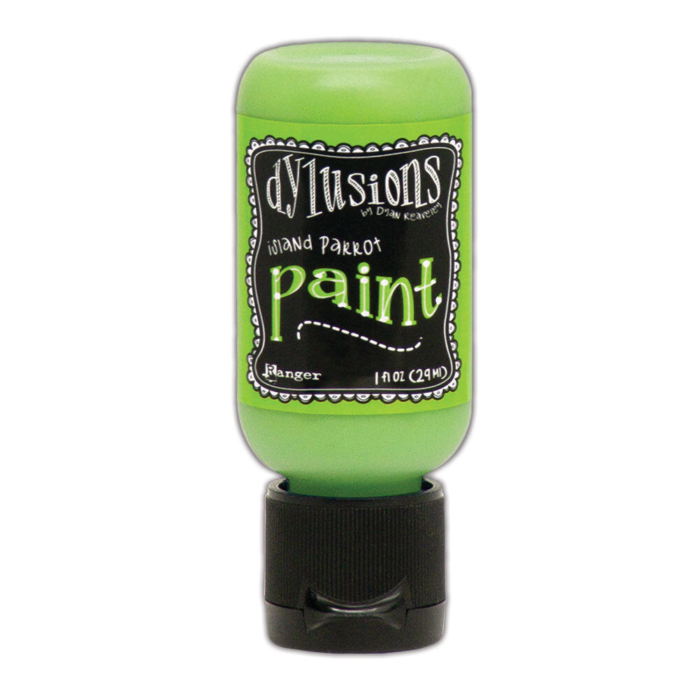 Ranger Dylusions 1oz Paint Island Parrot dyq70504*