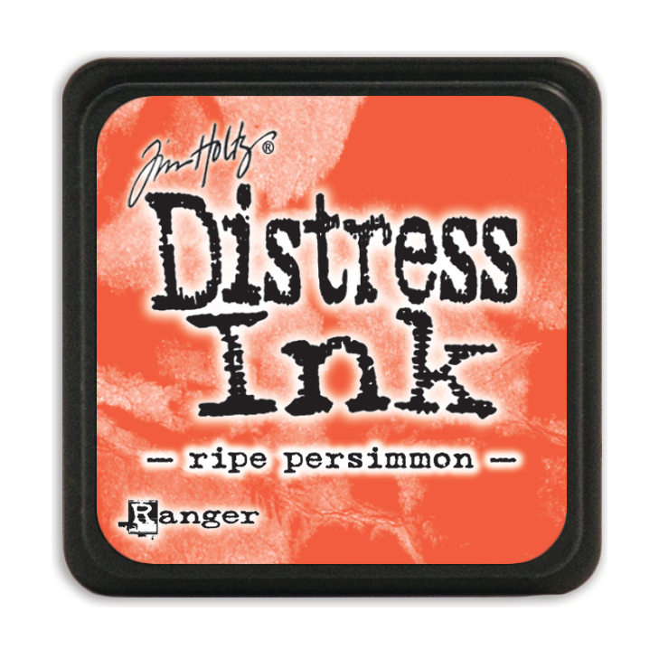 Tim Holtz Distress Mini Ink Pad Ripe Persimmon Ranger TDP40118