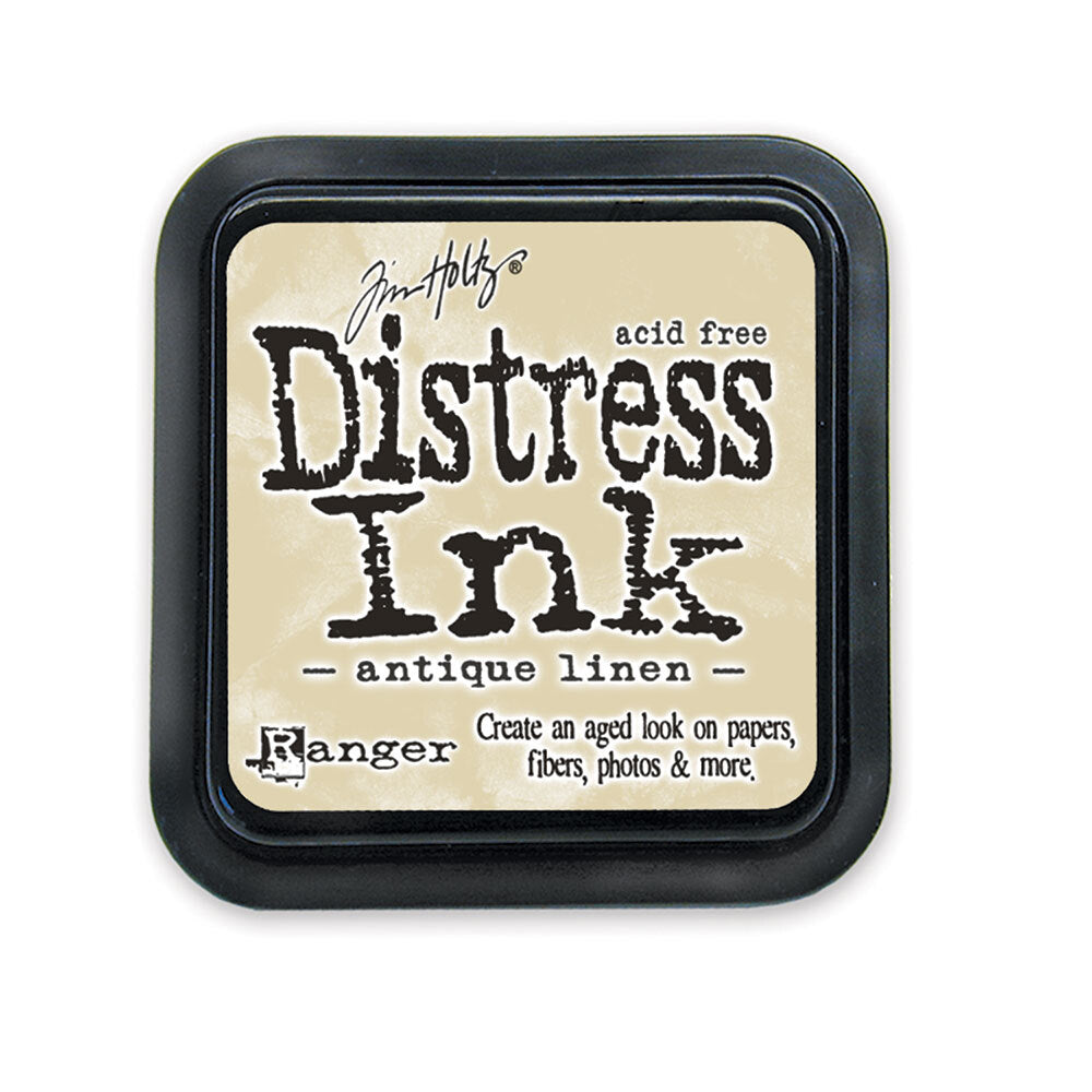Tim Holtz Distress Ink Pad Antique Linen Ranger TIM19497