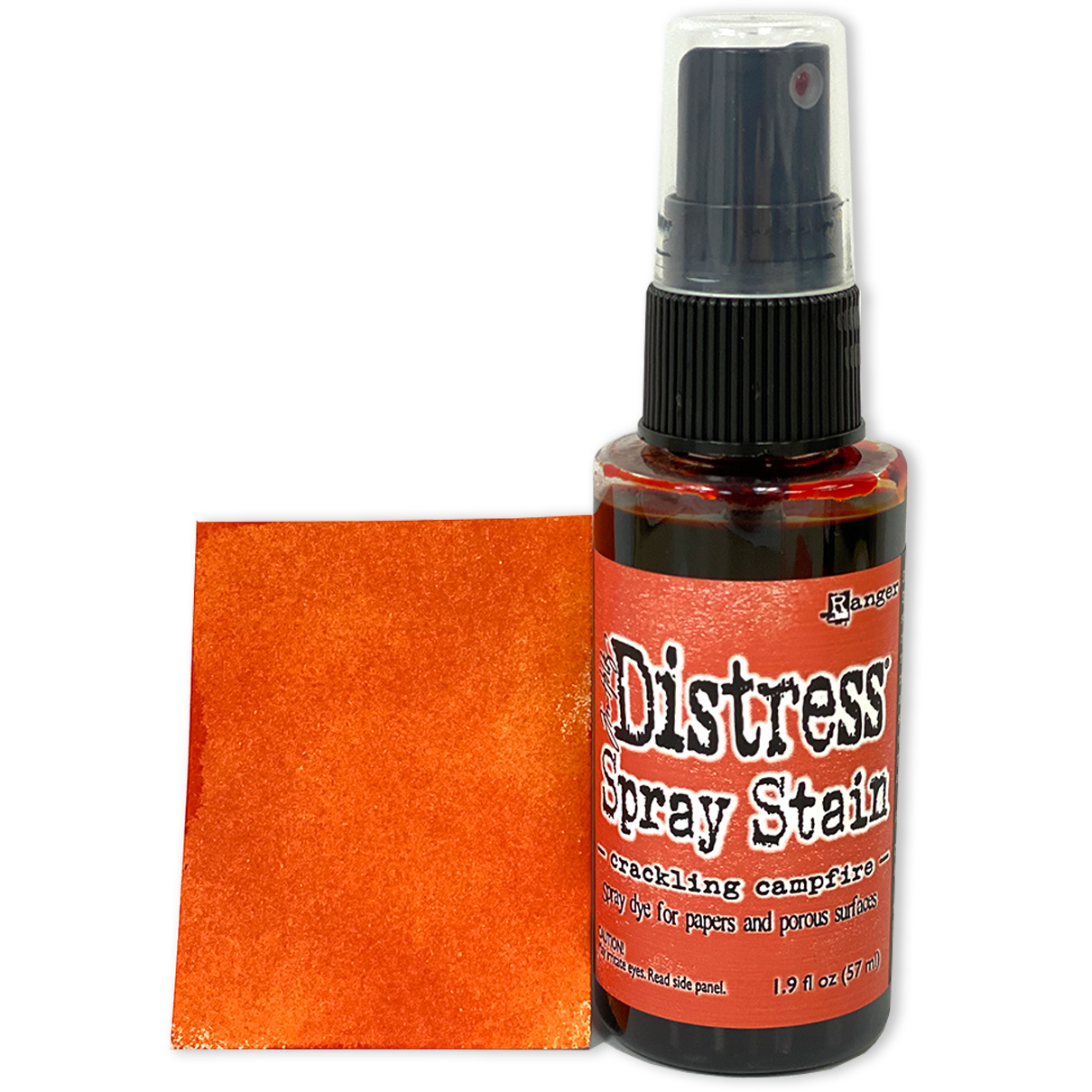 Tim Holtz Distress Spray Stain Crackling Campfire Ranger tss72348 Color Swatch