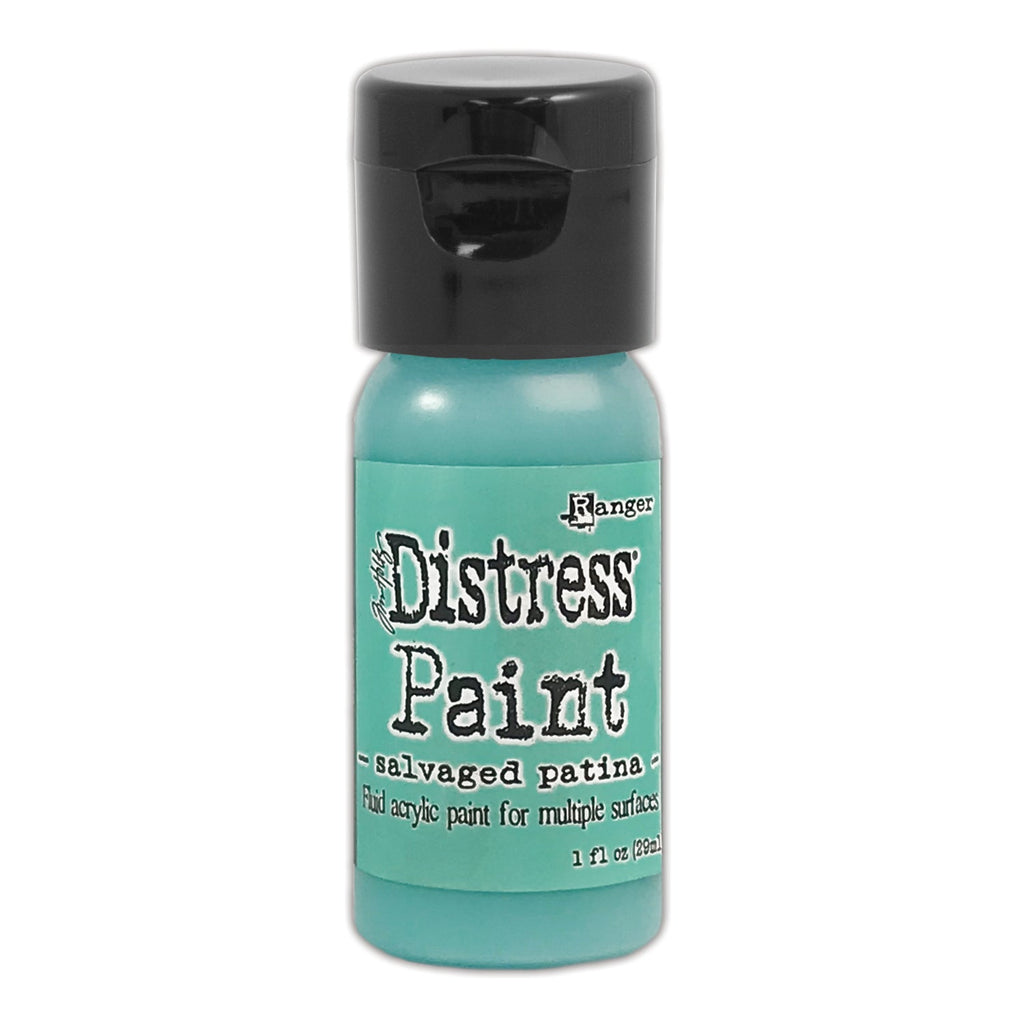 Tim Holtz Flip Top Distress Paint Salvaged Patina Ranger tdf72775