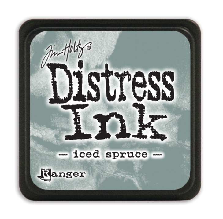 Tim Holtz Distress Mini Ink Pad Iced Spruce Ranger TDP40019