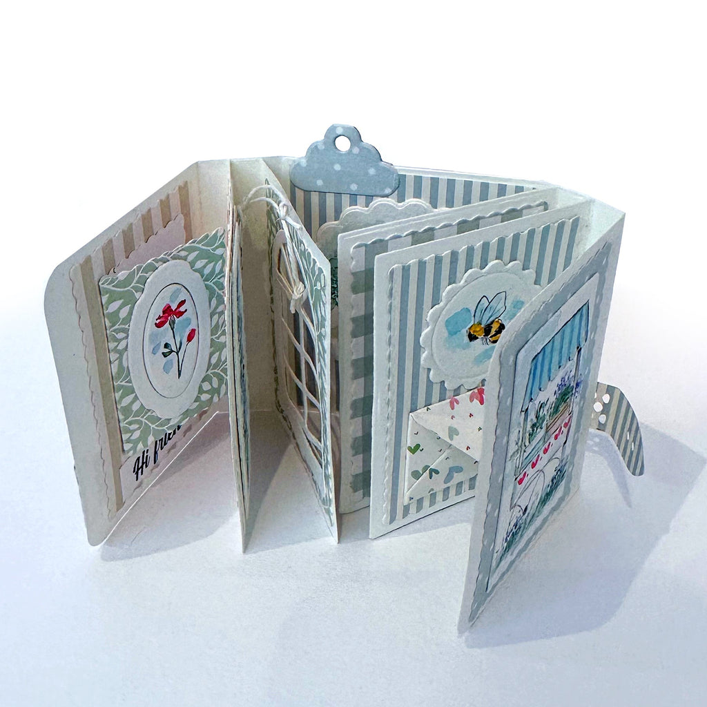 Art Impressions Mini Journal Template Dies 5718 assembled