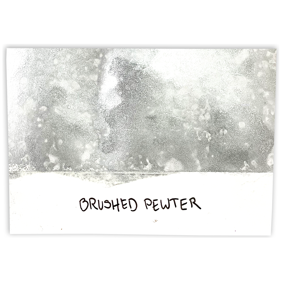 Tim Holtz Distress Spray Stain Brushed Pewter Ranger TSS42198 Color Swatch