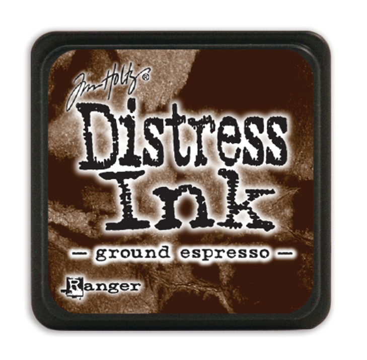 Tim Holtz Distress Mini Ink Pad Ground Espresso Ranger TDP47353