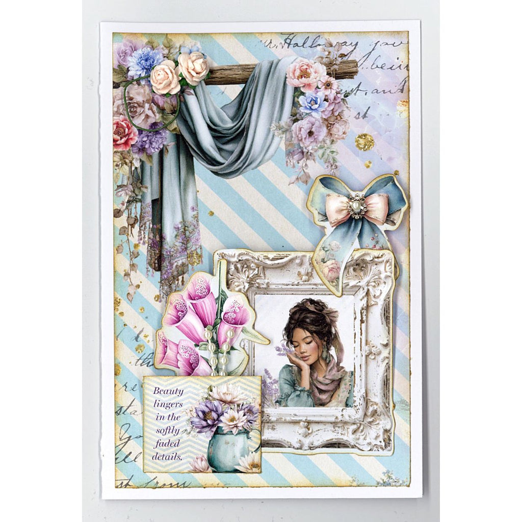 3Quarter Designs Cottage Reverie 8x8 Paper Pack and Diecuts Set 3q-pp8-cottagereverie*