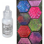 Ranger Dylusions Stardust Stickles sgd85010 Hexagon Diamonds Project