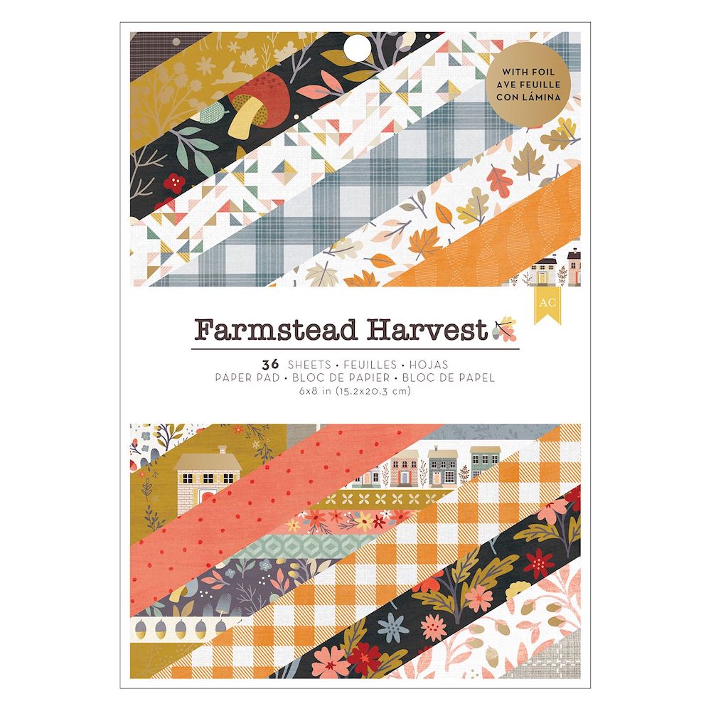 American Crafts Farmstead Harvest 6 x 8 Paper Pad 34024725