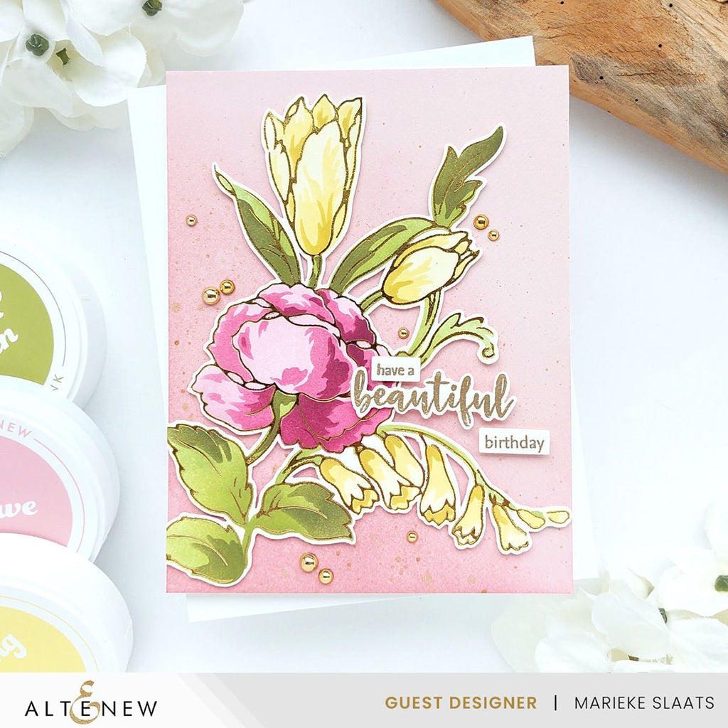 Altenew Spark Joy Ornamental Bouquet Add on Die alt8103 beautiful birthday