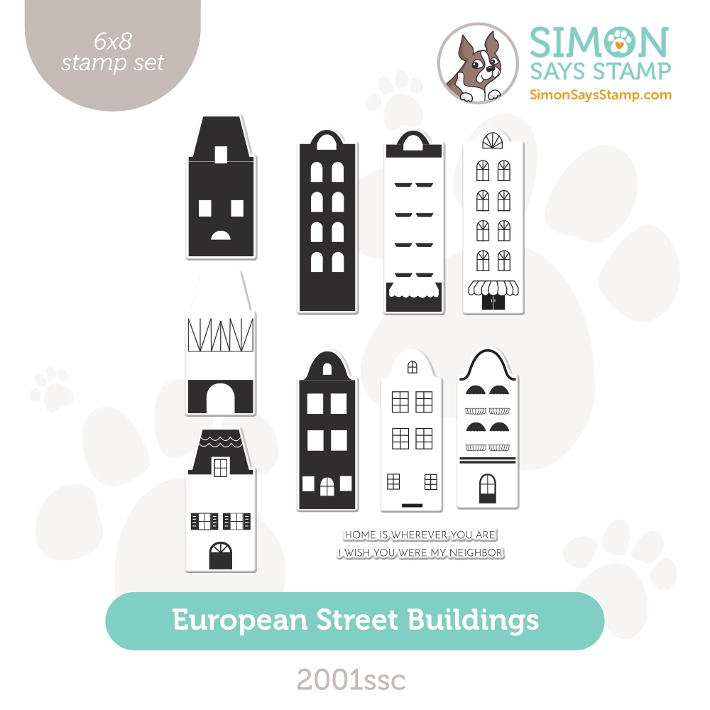 Simon Says Clear Stamps European Street Building 2001ssc Smitten