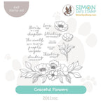 Simon Says Clear Stamps Graceful Flowers 2011ssc