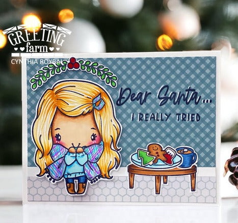 The Greeting Farm Holiday Anya 11 Clear Stamps I Really Tried | color-code:ALT02